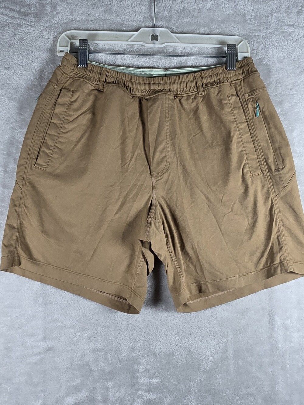 Birddogs Lined Athletic Shorts Mens Size Medium Classic Hybrid Tan 7” Inseam